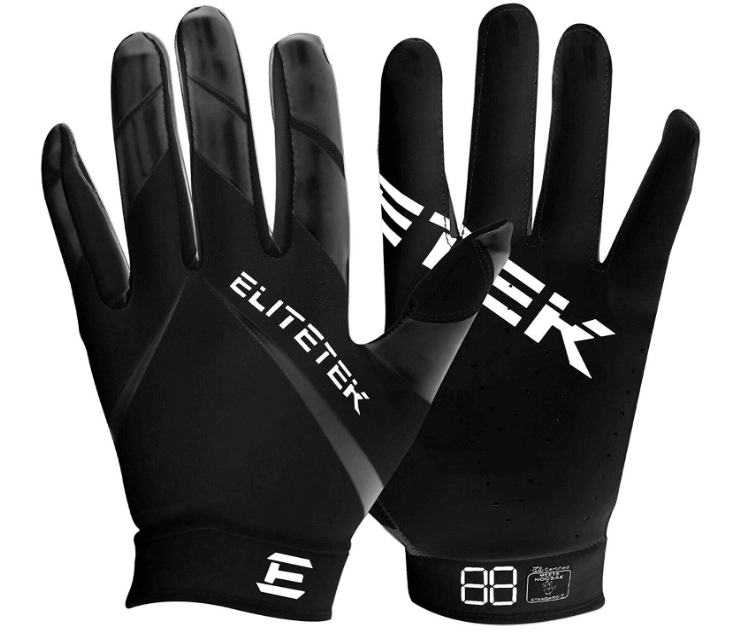 EliteTek Men’s Football Glove, Best Football Gloves For Grip