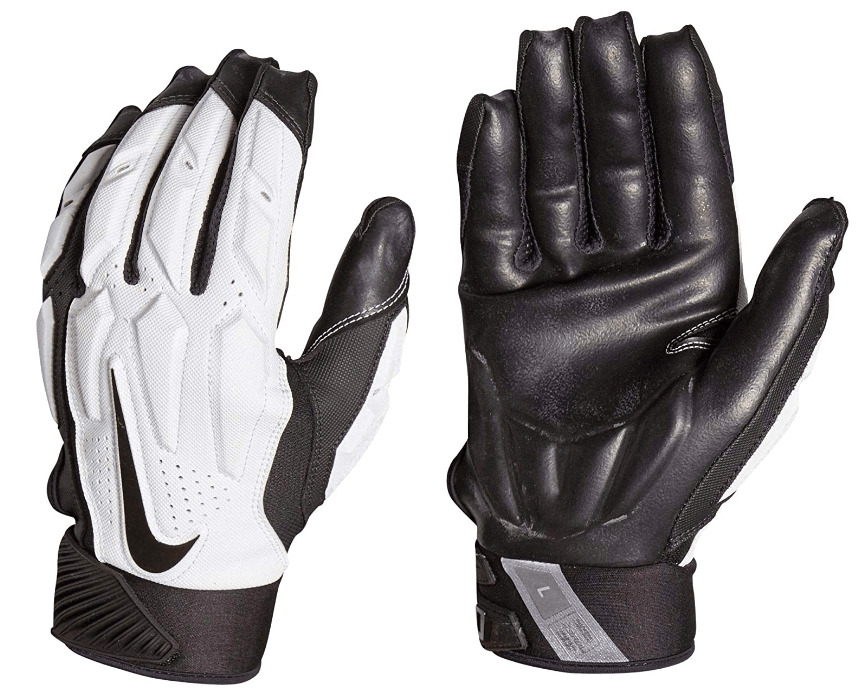 Nike Mens D-Tack 6 Lineman Gloves - Best for Lineman, est Nike Football Gloves